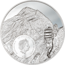 1 kg Silber Mount Everest First Ascet 2023 (Auflage: 99 | High Relief | Polierte Platte)