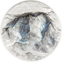 1 kg Silber Mount Everest First Ascet 2023 (Auflage: 99 | High Relief | Polierte Platte)