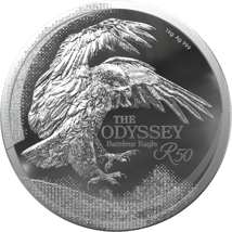 1 kg Silber Odyssey of the Sky Bateleur Eagle 2025 (Auflage: 100 | Polierte Platte)