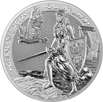 2 Unzen Silber Germania 2022 (Auflage: 2.500)