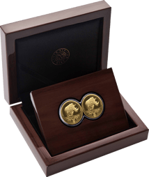 2 x 1/4 Unze Gold Big Five III Nashorn Doppelkapsel 2025 Doppelkapsel (Auflage: 100 | Polierte Platte)