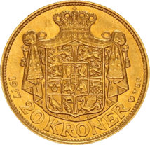20 Kronen Christian X Dänemark