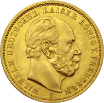 20 Mark Preußen Wilhelm I Goldmünze