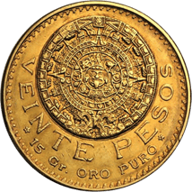 20 Mexikanische Peso Centenario Gold