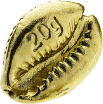 20g Gold Cowrie Muschelbarren