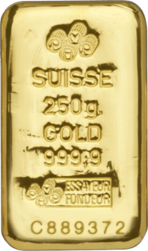 250 g Goldbarren PAMP Suisse