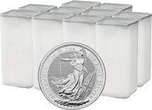 250 x 1 Unze Silber Britannia 2026