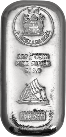 250g Silber Fiji Münzbarren (Argor Heraeus)