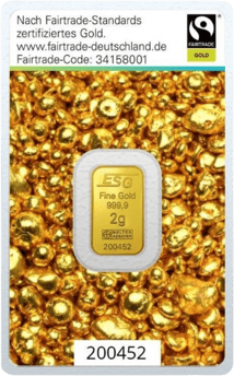 2g Goldbarren Argor Heraeus (Fairtrade)