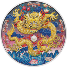 3 Unze Silber Imperial Golden Dragon 2025 (Auflage: 500 | Polierte Platte)