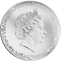 3 Unze Silber 90th Birthday Queen Elizabeth II. (100 mm | Auflage: 999)