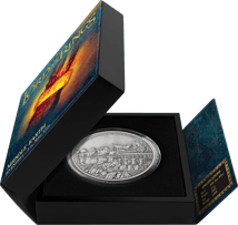3 Unze Silber Herr der Ringe Bruchtal (Auflage: 1.000 | Antik Finish)