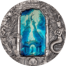 3 Unze Silber Underwater Fantasy Mermaids 2024 AF (Auflage: 777 | Ultra High Relief | Antik Finish)