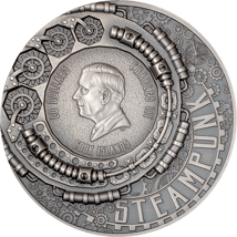 3 Unze Silber Steampunk Aviation 2025 (Auflage: 888 | High Relief | teilvergoldet)