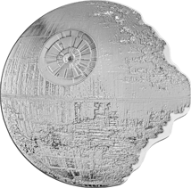 3 Unze Silber Todesstern Star Wars 2023 PP Geformt (Auflage: 3.000 | Polierte Platte)
