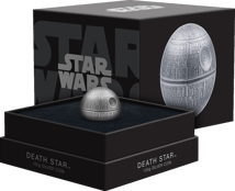 100 Gramm Silber Todesstern Star Wars 2024 AF Rund (Auflage: 3.000 | Antik Finish)