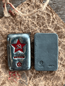 5 Unze Silberbarren UdSSR Vintage (gegossen)