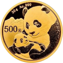 30g Gold China Panda 2019