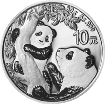 30g Silber China Panda 2021