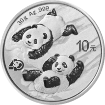 30g Silber China Panda 2022