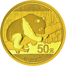 3g Gold China Panda 2016