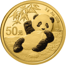 3g Gold China Panda 2020