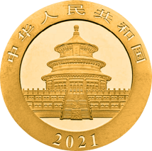 3g Gold China Panda 2021