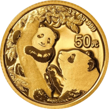 3g Gold China Panda 2021