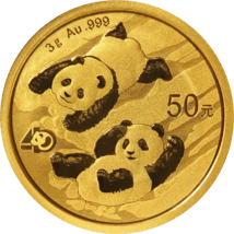 3g Gold China Panda 2022