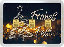 3g Goldbarren "Frohes Fest" (Valcambi)