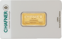 5 g Goldbarren C. Hafner