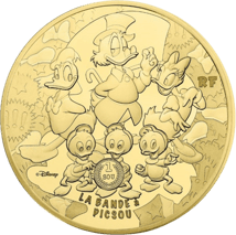5 Unze Gold Dagobert Duck 2017 PP (500 Euro | 99er Auflage)
