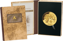 5 Unze Gold Gewürzroute 2020 PP (Auflage: 50 Münzen | 4. Motiv | Handelsrouten | Etui & Zertifikat)