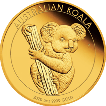 5 Unze Gold Koala 2020 PP (Auflage: 50 | Polierte Platte)