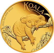 5 Unze Gold Koala 2022 PP (Auflage: 50 | Polierte Platte)