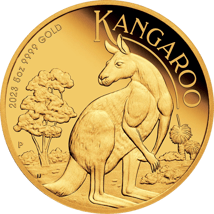 5 Unze Gold Känguru Nugget 2023 PP (Auflage: 50 | Polierte Platte)