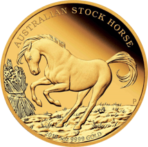 5 Unze Gold Stock Horse 2018 PP (Auflage: 75 | inkl. Box & Zertifikat)