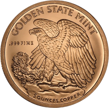 5 Unze Kupfermünze Walking Liberty