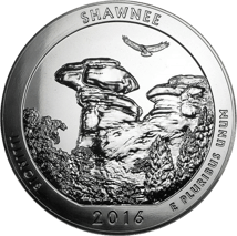 5 Unze Silber ATB Shawnee National Forest (IL) 2016