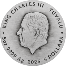 5 Unze Silber World Popular Dogs 2025 (Auflage: 388 | High Relief | Antik Finish)