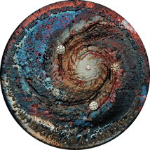 5 Unze Silber Extragalactic 2025 (Auflage: 1.000 | Diamanten | Antik Finish)