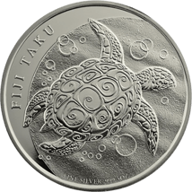 5 Unze Silber Fiji Taku Schildkröte 2013