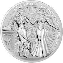 5 Unze Silber Italia und Germania 2020 (Auflage: 500)