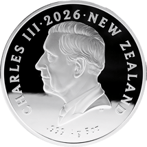 5 Unze Silber Kiwi 2026 (Auflage: 250 | Kristall | Polierte Platte)