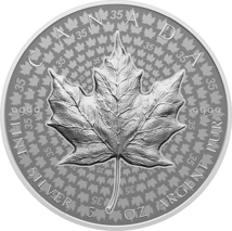 5 Unze Silber Maple Leaf 2023 (Auflage: 1.750 | Ultra High Relief  | Reverse Proof)