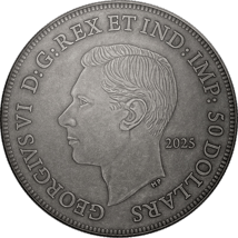 5 Unze Silber E. Hahn: Originalskizze Royal Visit 2025 (Auflage: 1.350 | Antik Finish)