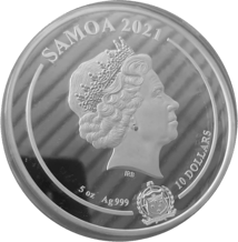 5 Unze Silber Samoa Aztekenkalender 2021 (Auflage: 1.000)