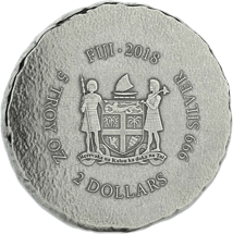 5 Unzen Silber Fiji Terracotta Army 2018 (Auflage: 10.000 | Stoffbeutel | Antik-Finish)