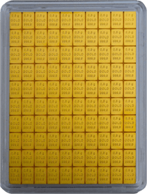 50 g Gold Tafelbarren Combibarren (100 x 0,5g)