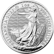 50 x 1 Unze Silber Britannia 2023 (Charles III.)